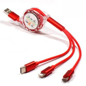 3-in-1 Retractable Charging Cable