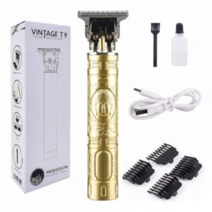 Vintage T9 Professional Cordless Hair & Beard Trimmer (Rechargeable)
